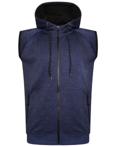 KAM Active Performance Sleeveless Hoody Indigo